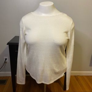 Liz Claiborne Off White Sweater